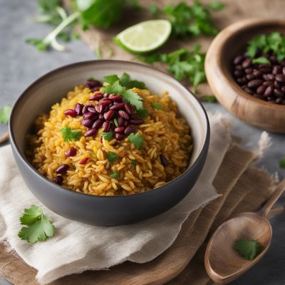 Guyanese Coconut Rice and Beans