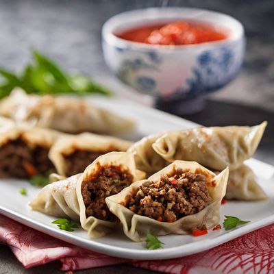 Cuban-inspired Gyoza