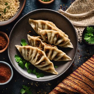 Moroccan-inspired Gyoza