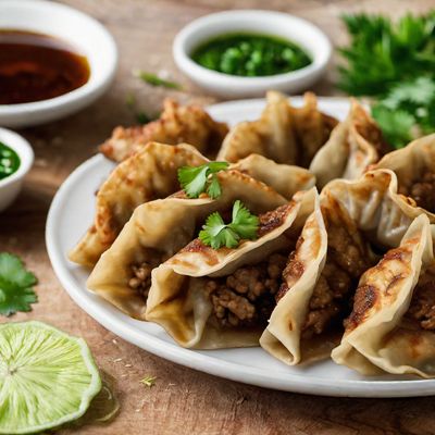 Puerto Rican Style Gyoza