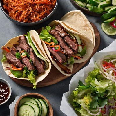 Korean-style Beef Bulgogi Gyros