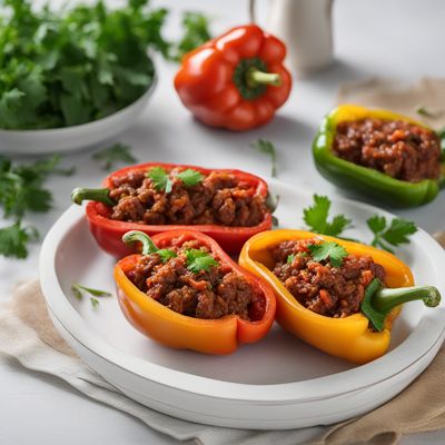 Haipai-style Stuffed Bell Peppers