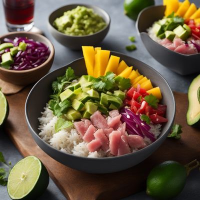 Haitian-Inspired Tuna Poke Bowl