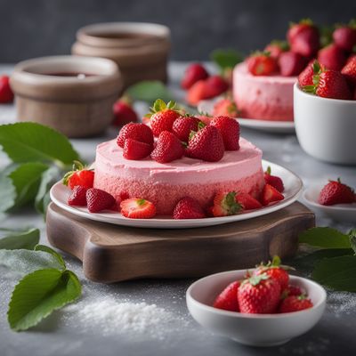 Hakka-style Strawberry Cake