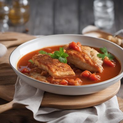 Harcsapaprikás with Nokedli (Hungarian Paprika Catfish with Dumplings)