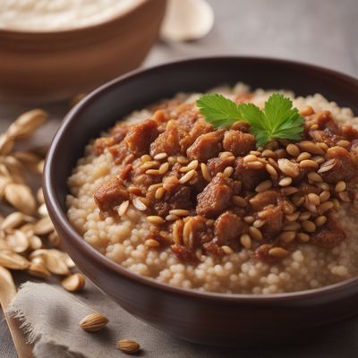 Harees - Traditional Arabic Wheat and Meat Porridge