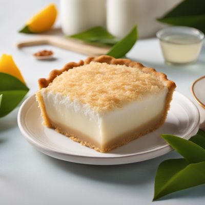 Haupia Pie with Coconut Crust