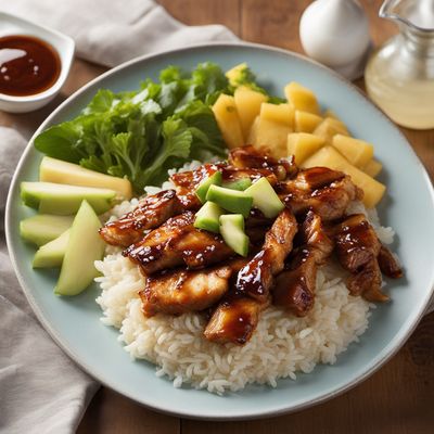 Hawaiian Teriyaki Chicken Plate Lunch