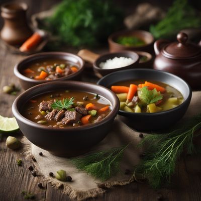 Hearty Beef and Pickle Soup