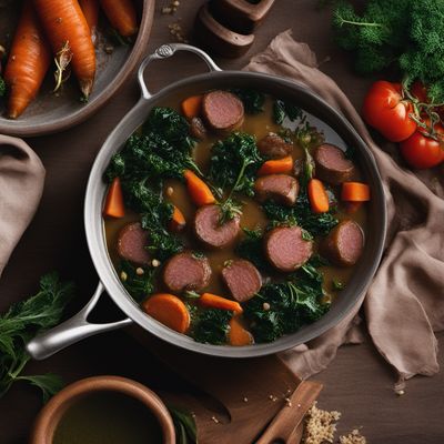 Hearty German Kale and Sausage Stew