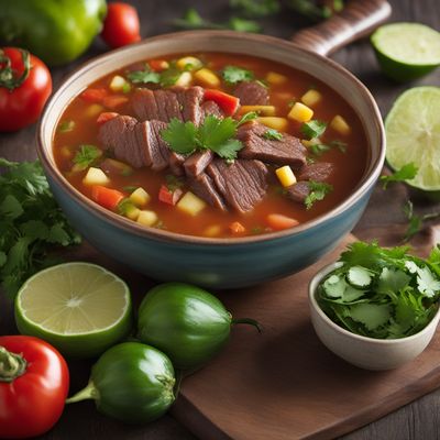 Hearty Mexican Beef Soup