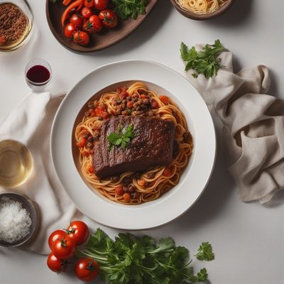 Hessian-style Beef with Fuži Pasta