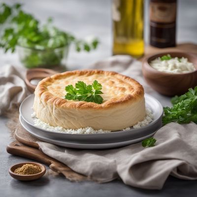 Homemade Bosnian Taške with Creamy Cheese Filling