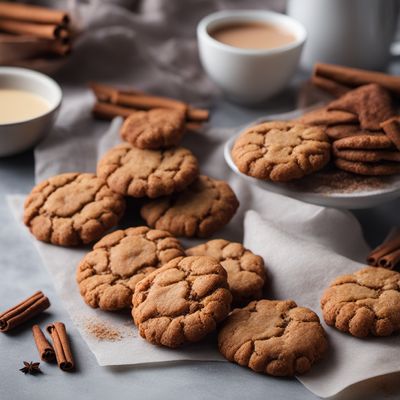 Homemade Crunchy Cinnamon Biscuits