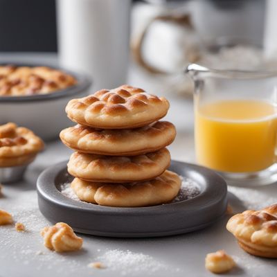 Homemade Dutch Poffertjes