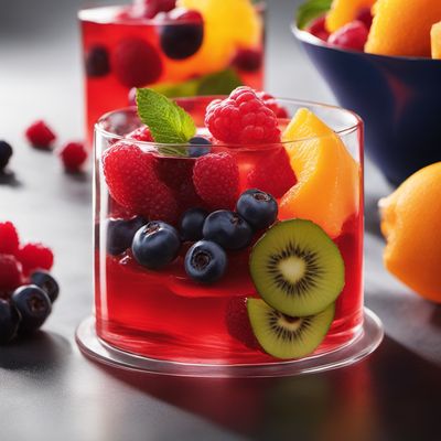 Homemade Fruit Gelatin Delight