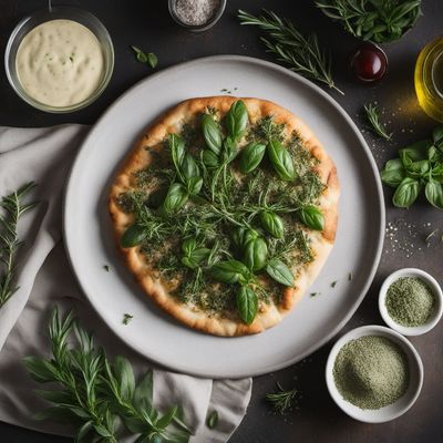 Homemade Herb-infused Pizza Bianca