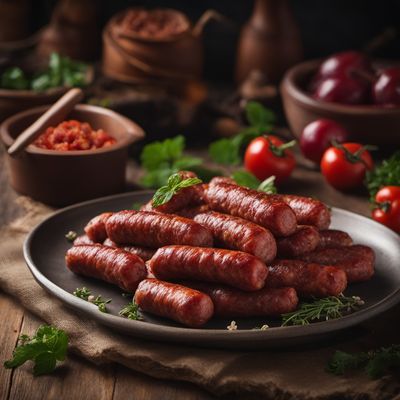 Homemade Krvavice Sausage