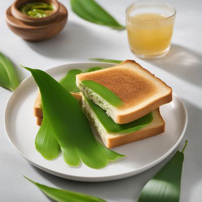 Homemade Pandan Kaya Toast