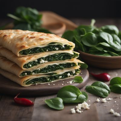 Homemade Spinach and Feta Kol Böreği