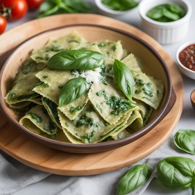 Homemade Spinach and Ricotta Ravioli