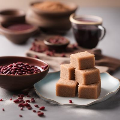 Homemade Sweet Rice Cakes with Red Bean Filling