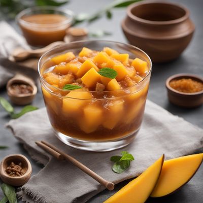 Homemade Taho with Mango Compote