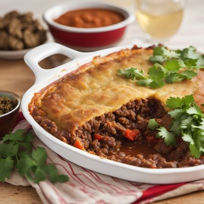 Honduran Beef and Plantain Pie