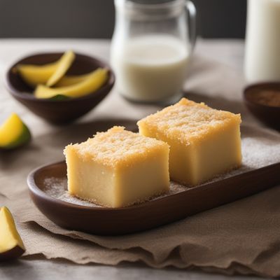 Honduran Coconut Custard Bars