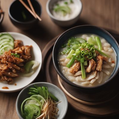 Hong Kong-style Chicken Congee