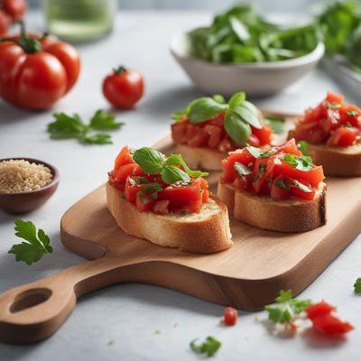 Hong Kong-style Tomato Bruschetta