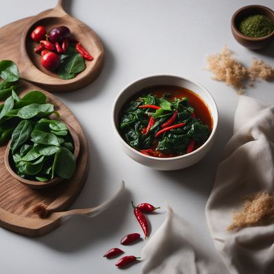 Hunan-style Spinach and Plum Stew