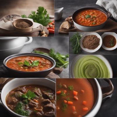 Hungarian Beef Soup with Vegetables