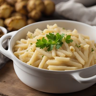 Idrijski žlikrofi with Potato Filling