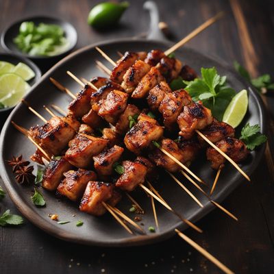 Inca-style Grilled Chicken Skewers