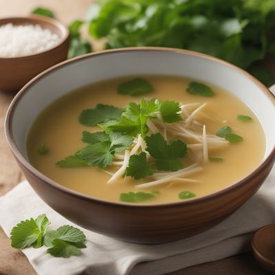 Inca-style Mashed Bamboo Shoot Soup
