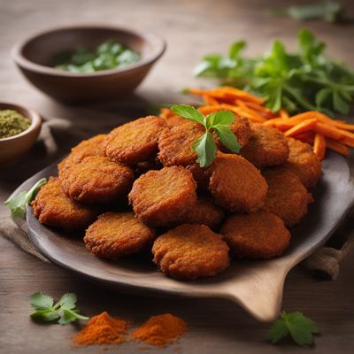 Indo-style Spiced Sweet Potato Fritters