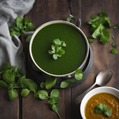 Indonesian Indian Spinach Soup