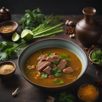 Indonesian Lamb Soup with Spices