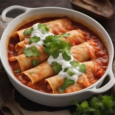 Inuit-style Shrimp Enchiladas