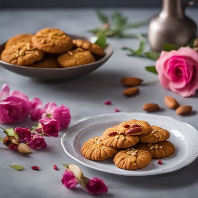 Iranian-inspired Saffron Almond Cookies