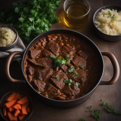 Iranian-style Beef and Ale Stew