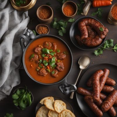 Iranian-style Sausage Soup