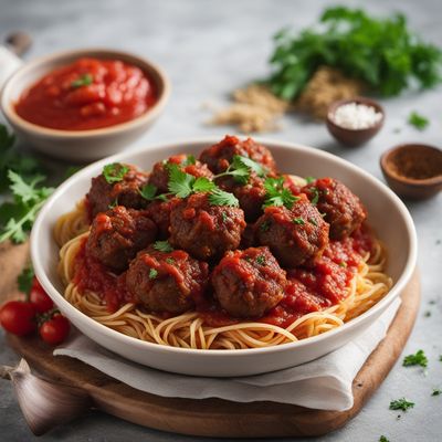 Iraqi-style Meatballs with Spiced Tomato Sauce