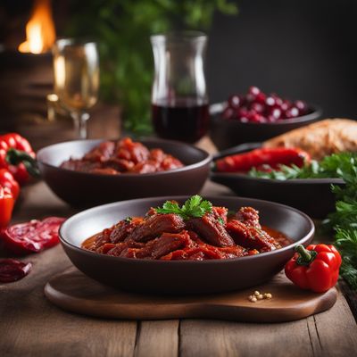 Israeli-style Chorizo in Red Wine Sauce