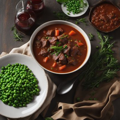 Italian Beef Stew with Peas