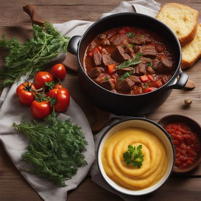 Italian Beef Stew with Polenta