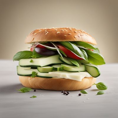 Italian Veggie Delight Sandwich