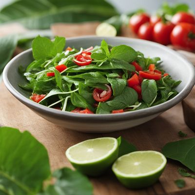 Jamaican Callaloo Salad