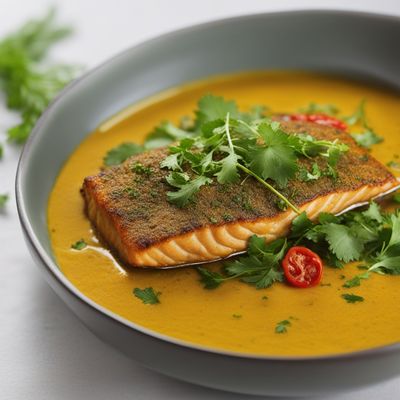 Jharkhandi-style Baked Fish with Mustard Sauce